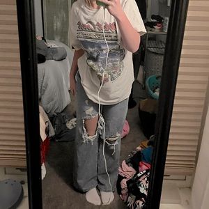 shein skater ripped jeans